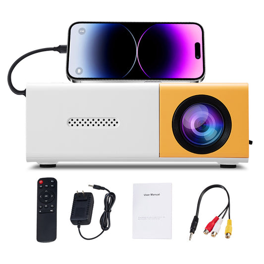 Projetor doméstico e para escritório LED YG300, com alta definição de 1080P, mini e micro, projetor 3D