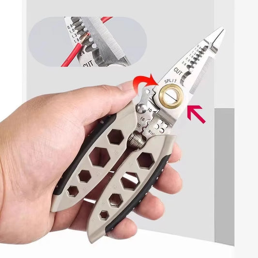 5 in 1 Diagonal Cutting Plier From Germany Good Quality Carbon Steel Hand Tool with Plastic Grip Industrial Multi-Use Tool