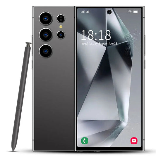 Smartphone 5G de sucesso de vendas de 7,3 polegadas, 16 GB + 1 TB, câmeras duplas de alta definição