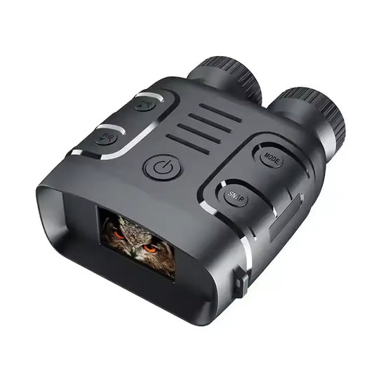 Binóculos de Caça com Visão Noturna FHD 1080P, Alcance Longo, Zoom Digital 5X, Telescópio ao Ar Livre, Lanterna IR 850nm